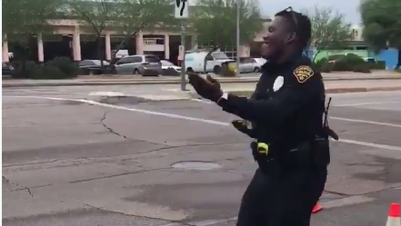 Watch Tucson police officer show off his dance moves